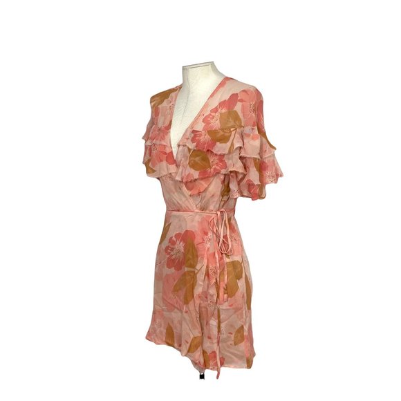 Reformation Dresses & Skirts - Reformation Hibiscus Floral Wrap Dress